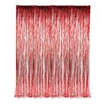 DR69299 Red Foil Fringe Curtain